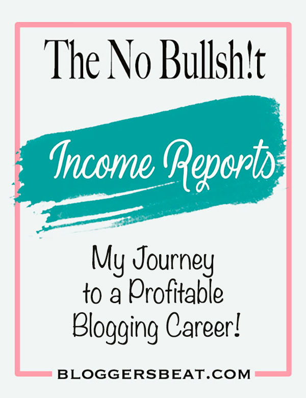 Monthly blogging income reports #bloggersbeat #marketing #blogger