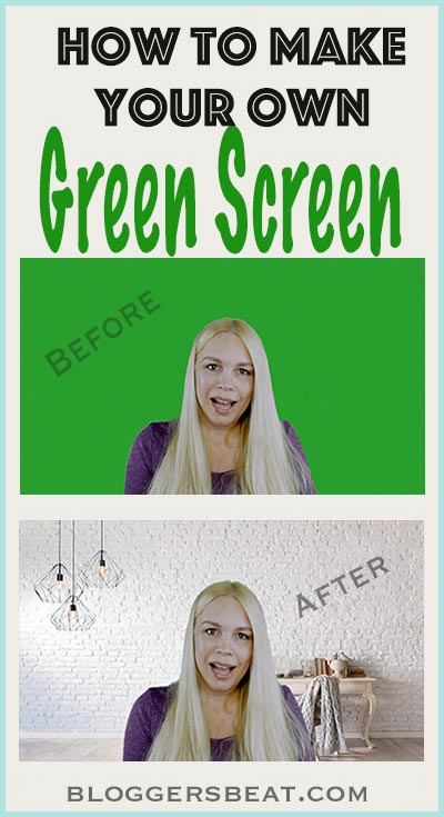 How To Make Your Own Green Screen - a simple, easy, DIY that won't break the bank! Perfect for #photography and #videography