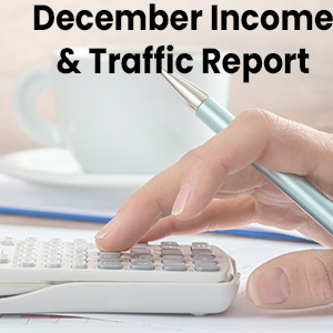 December Income and Traffic Report